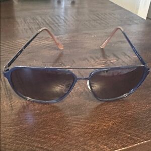 Guess Blue Aviator Sunglasses